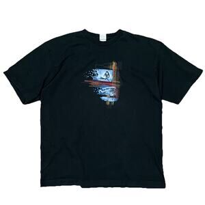 Vintage The North Face Snowboarder Snowboarding Black T-Shirt Men’s XL Y2K